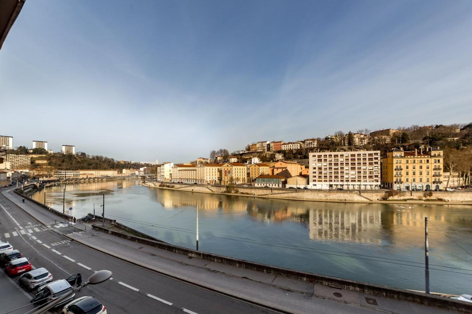 Apartamento Loft Mezzanine Vue Incroyable Saone Lyon Exterior foto